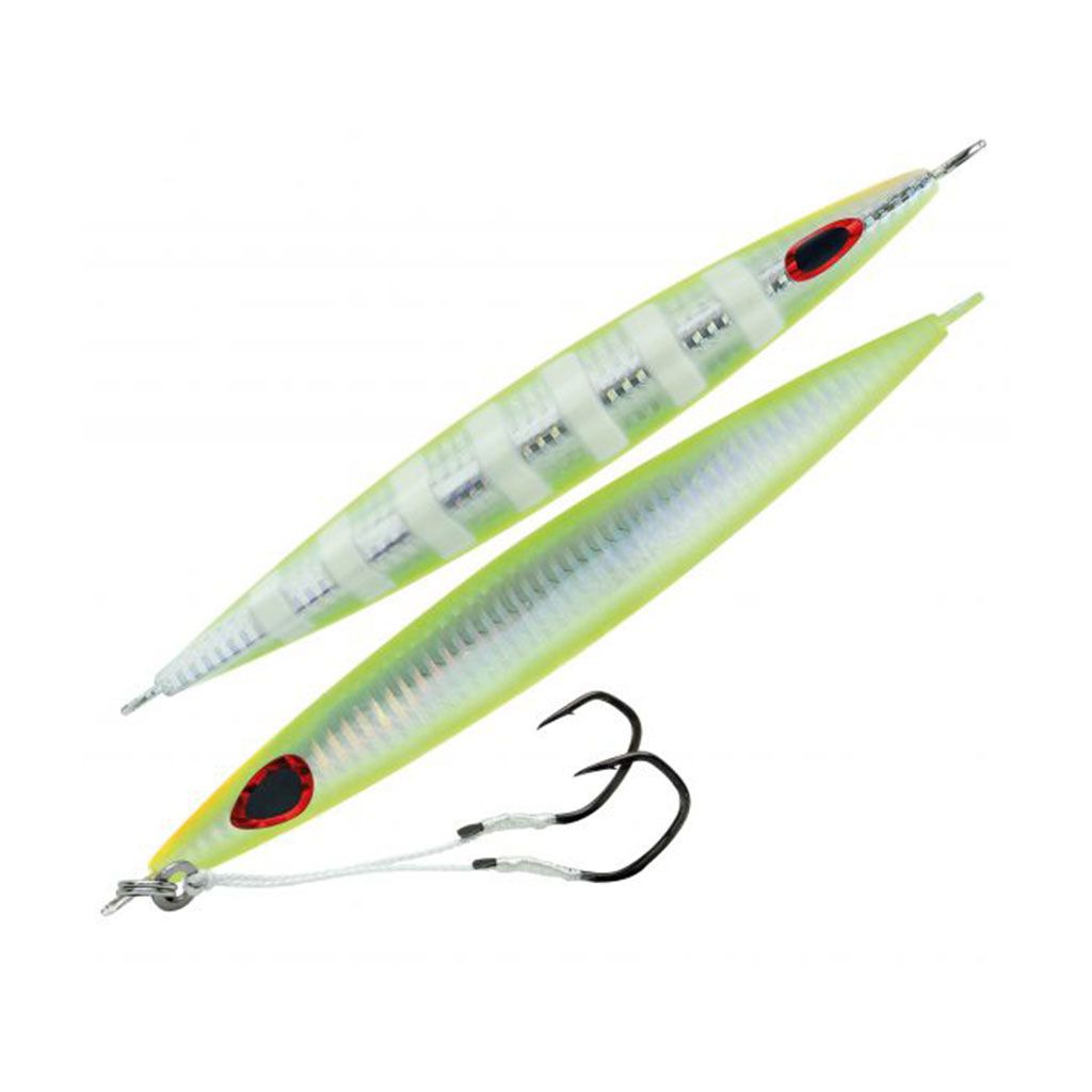 JIG STORM GOMOKU KENSAKI - COLORIS UV Chartreuse Glow Zebra