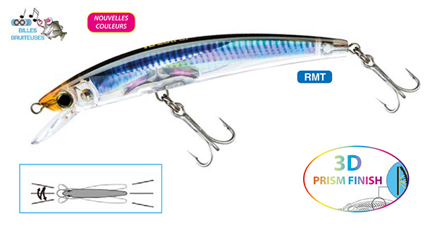 YO-ZURI CRYSTAL 3D MINNOW - pecheurkreol.re